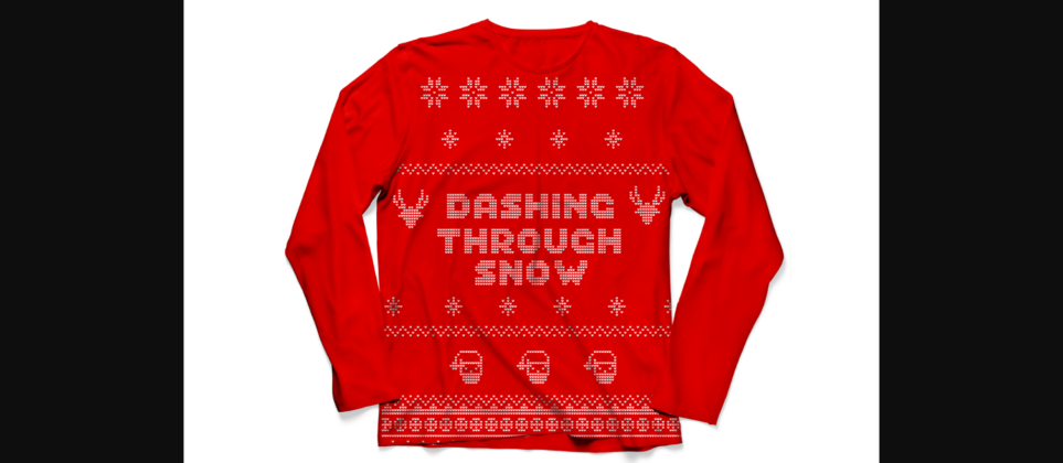 Ugly Christmas Sweater Font Poster 4