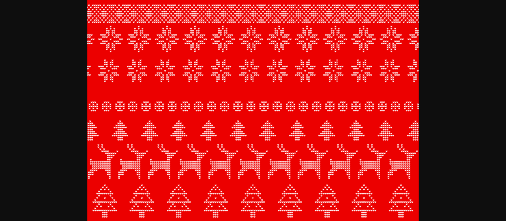 Ugly Christmas Sweater Font Poster 8