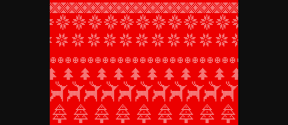 Ugly Christmas Sweater Font Poster 8