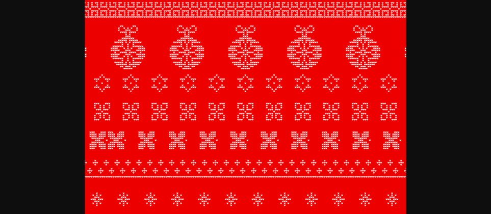 Ugly Christmas Sweater Font Poster 9