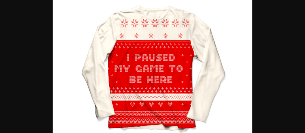 Ugly Christmas Sweater Font Poster 10