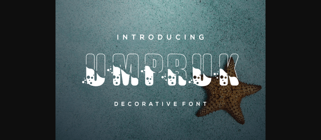 Umpruk Font Poster 1