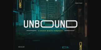 Unbound Font Poster 1