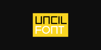 Uncil Font Poster 1