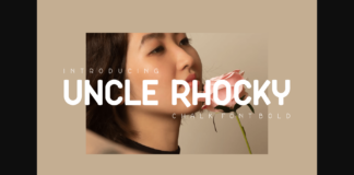 Uncle Rhocky Font Poster 1