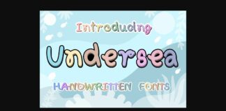 Undersea Font Poster 1