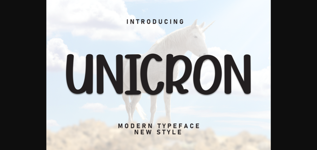 Unicron Font Poster 3