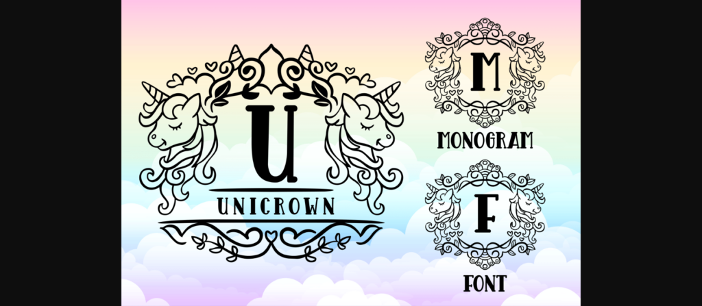 Unicrown Font Poster 1