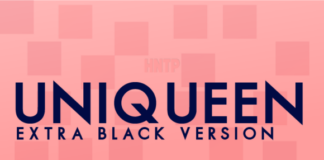 Uniqueen Extra Black Fonts