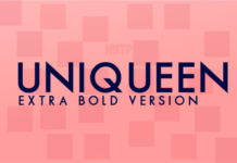 Uniqueen Extra Bold Fonts