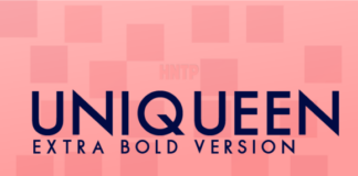 Uniqueen Extra Bold Fonts