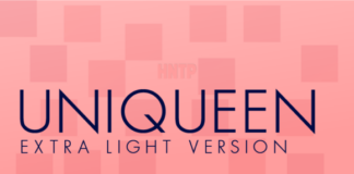 Uniqueen Extra Light Font