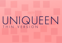 Uniqueen Thin Font