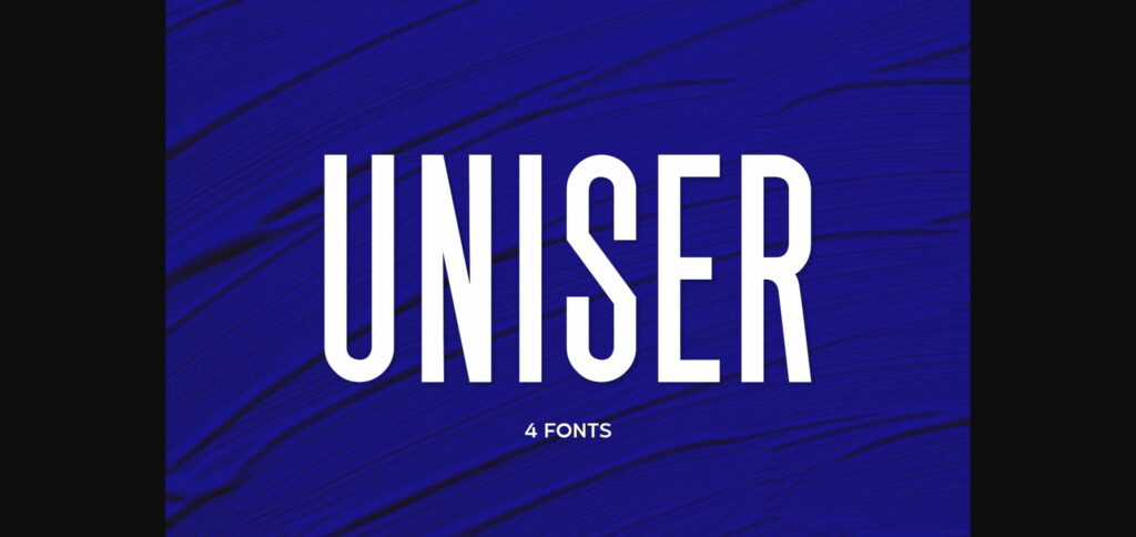 Uniser Font Poster 3