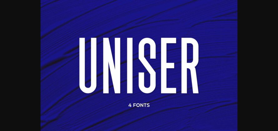 Uniser Font Poster 3