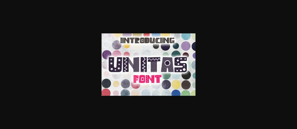 Unitas Font Poster 3