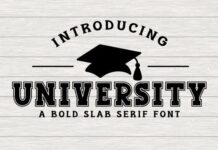 University Fonts