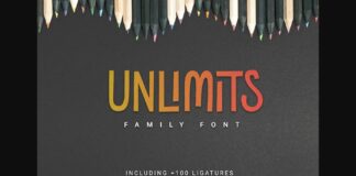 Unlimits Font Poster 1