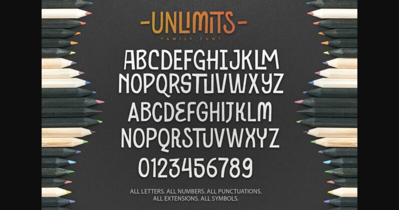 Unlimits Font Poster 4