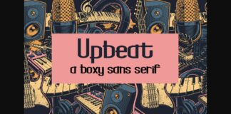 Upbeat Font Poster 1