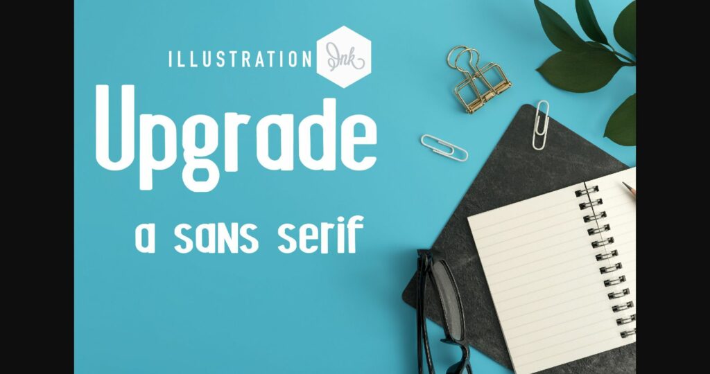 Upgrade Font Poster 3