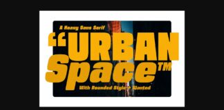 Urban Space Font Poster 1