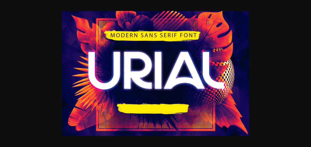 Urial Font Poster 1