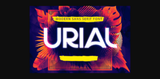 Urial Font Poster 1