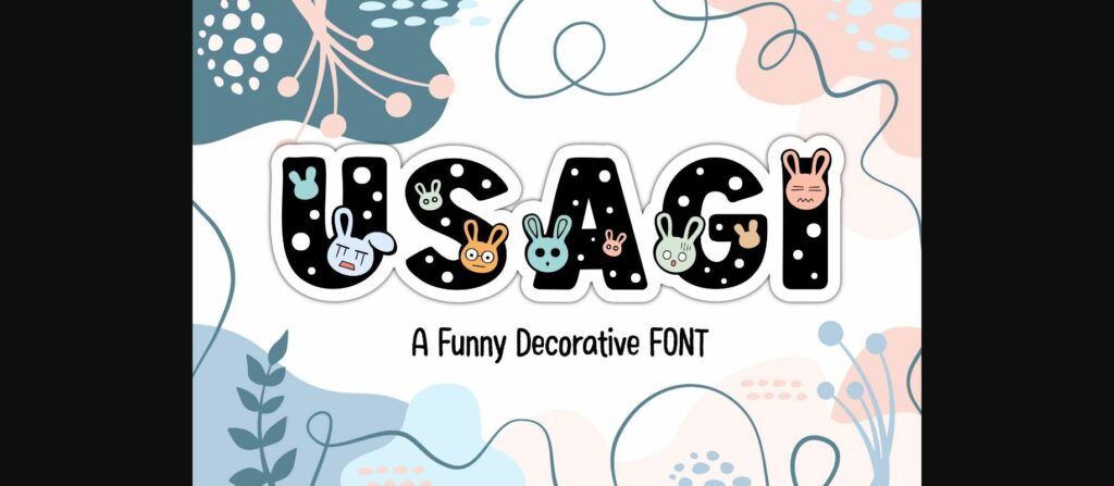 Usagi Font Poster 3