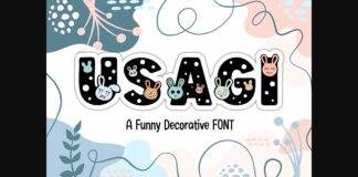 Usagi Font Poster 1