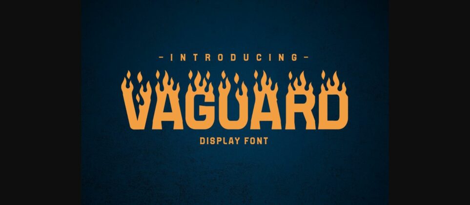 Vaguard Font Poster 3