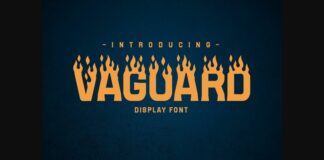 Vaguard Font Poster 1