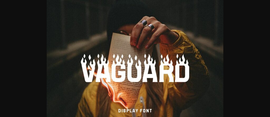 Vaguard Font Poster 8