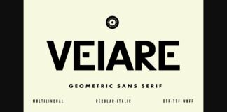 Veiare Font Poster 1