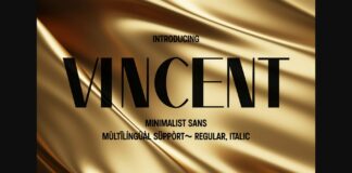 Vincent Font Poster 1