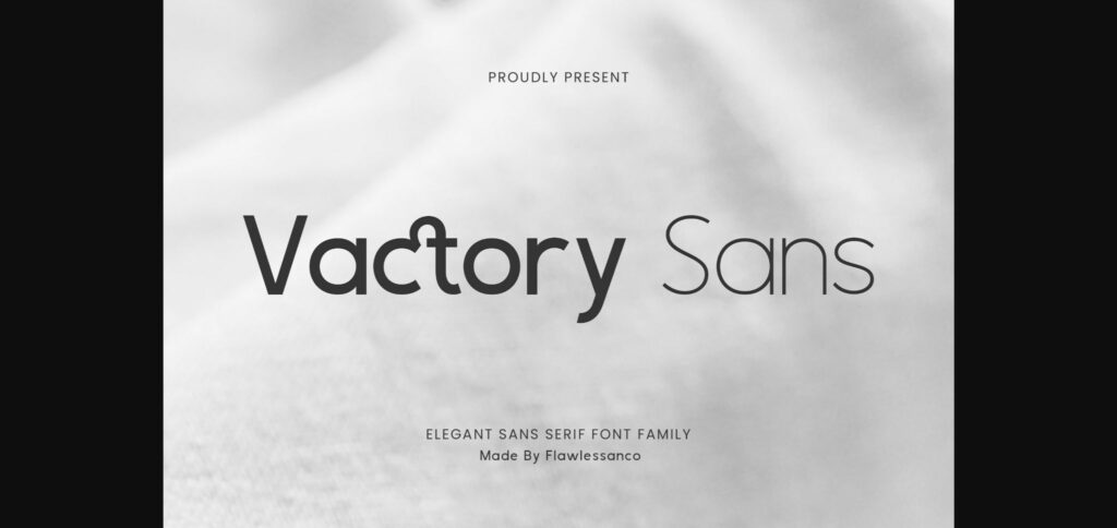 Vactory Sans Font Poster 3