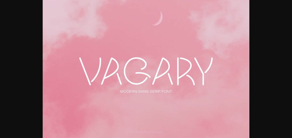 Vagary Font Poster 3