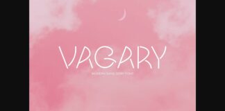 Vagary Font Poster 1