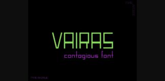 Vairas Font Poster 1