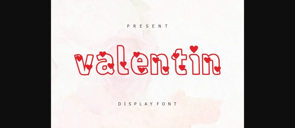 Valentin Font Poster 3