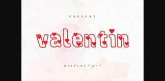 Valentin Font Poster 1