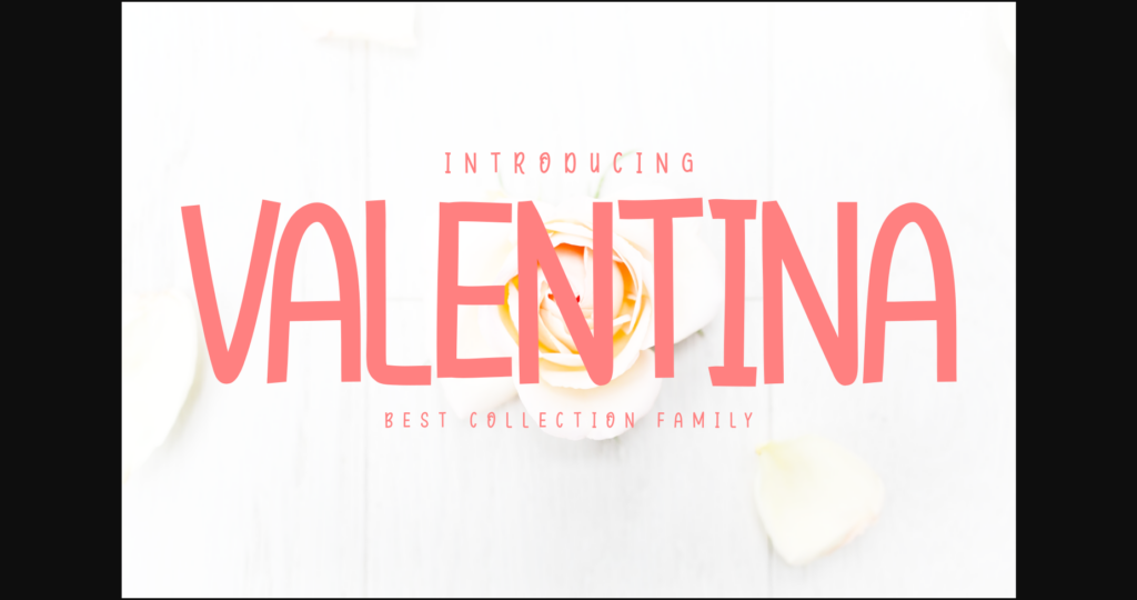 Valentina Font Poster 1