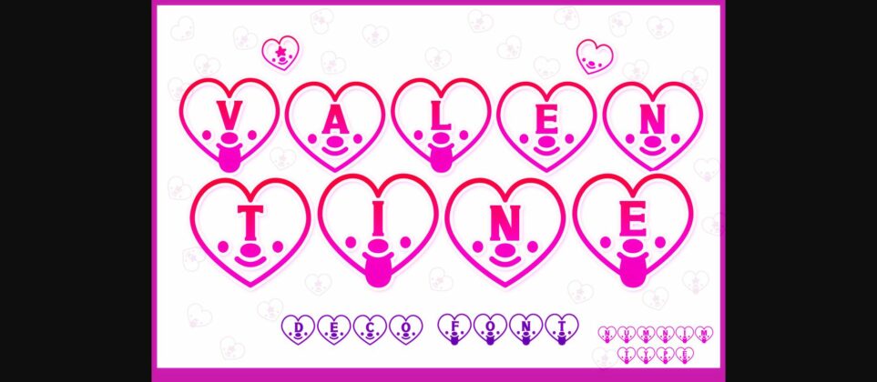 Valentine Font Poster 3