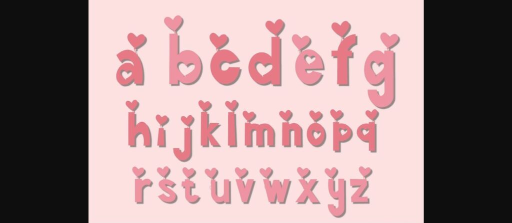 Valentine Font Poster 5