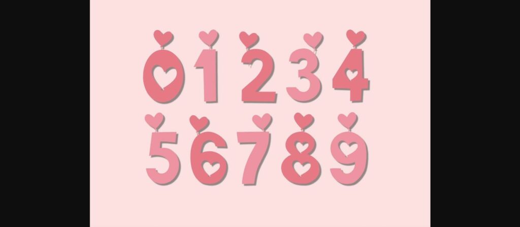 Valentine Font Poster 6