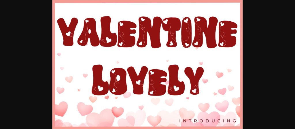 Valentine Lovely Font Poster 3