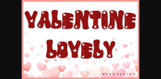 Valentine Lovely Font Poster 1