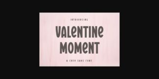 Valentine Moment Font Poster 1