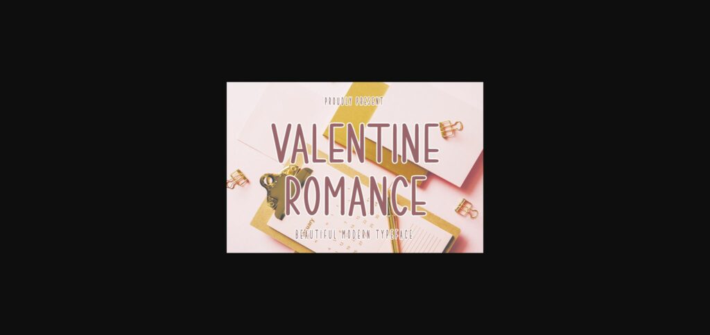 Valentine Romance Font Poster 3