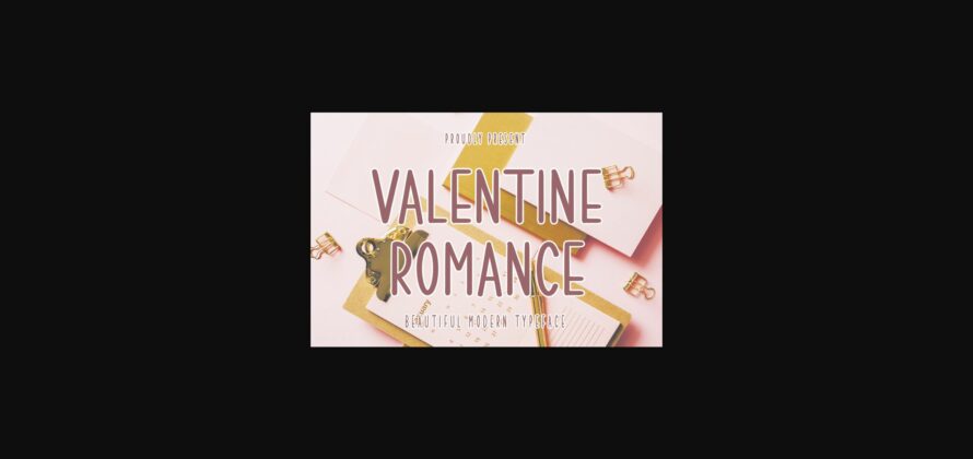 Valentine Romance Font Poster 3